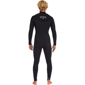 2023 Billabong Mens Furnace 5/4mm Chest Zip Wetsuit ABYW100188 - Black